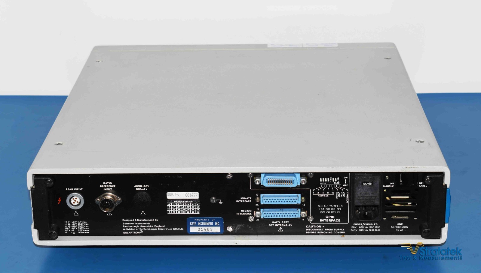 Solartron 7081 Precision Digital Voltmeter NIST Calibrated