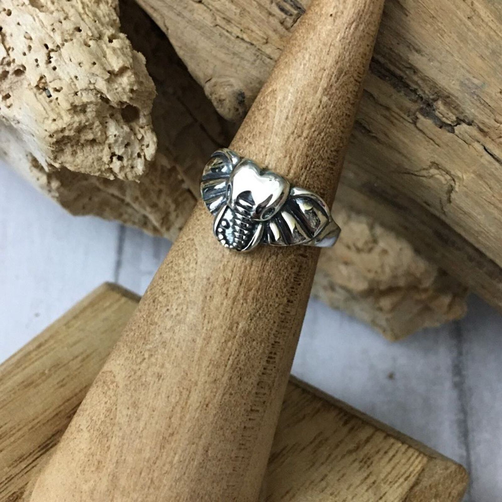 Elephant Head Sterling Silver Toe Ring