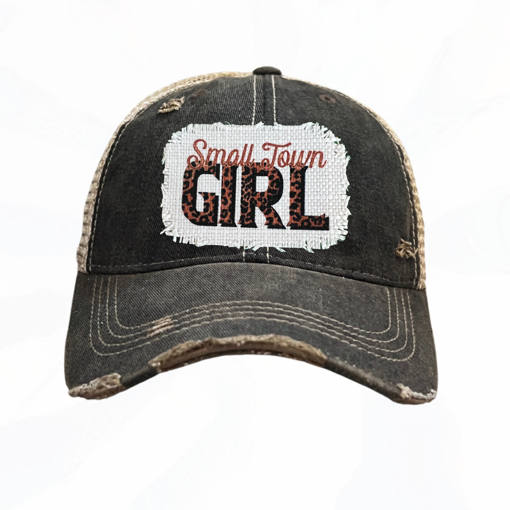 Small Town Girl Leopard Trucker Hat - 3 Colors