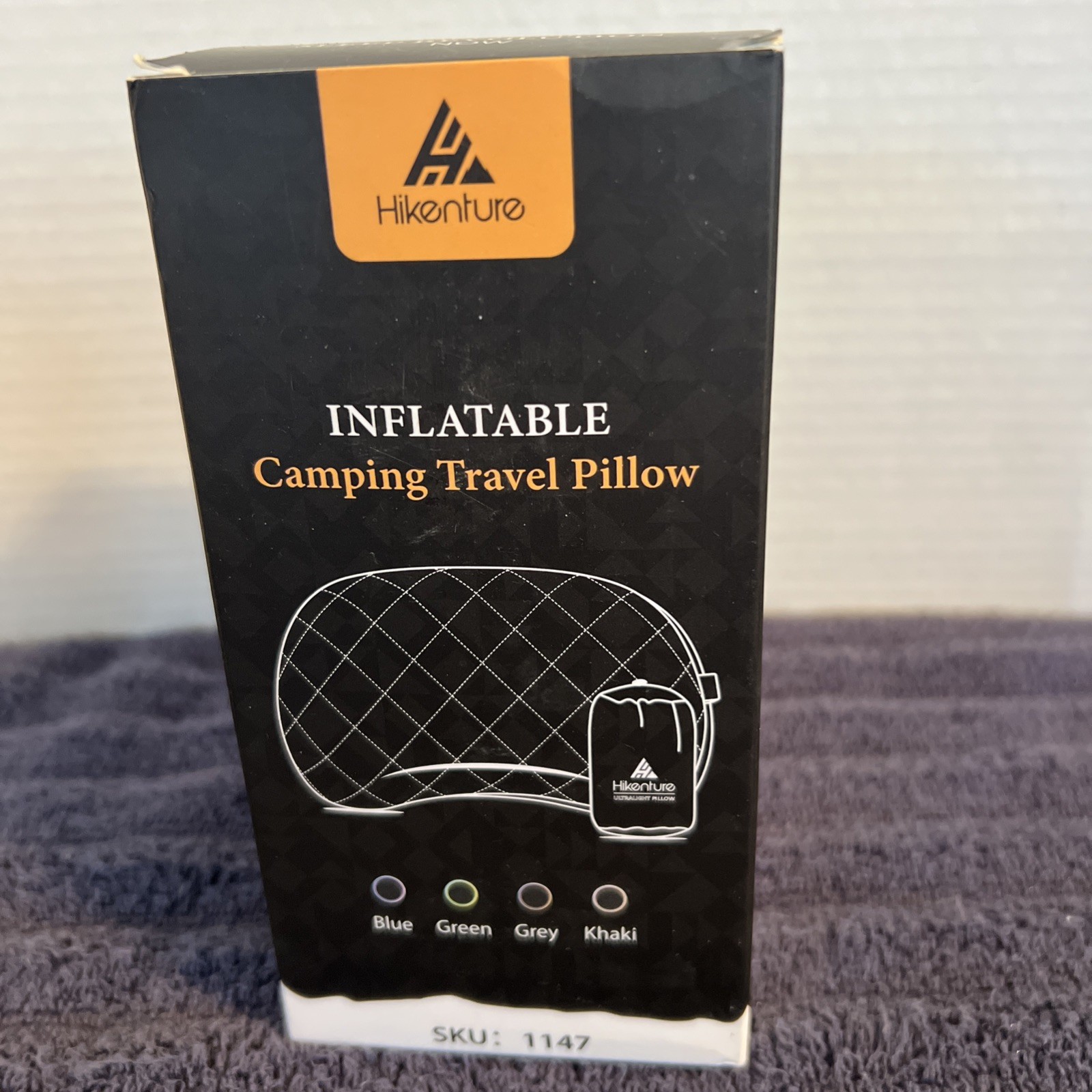 Pillow Hikenture Camping Pillow with Removable Cover - Ultralight Inflatable