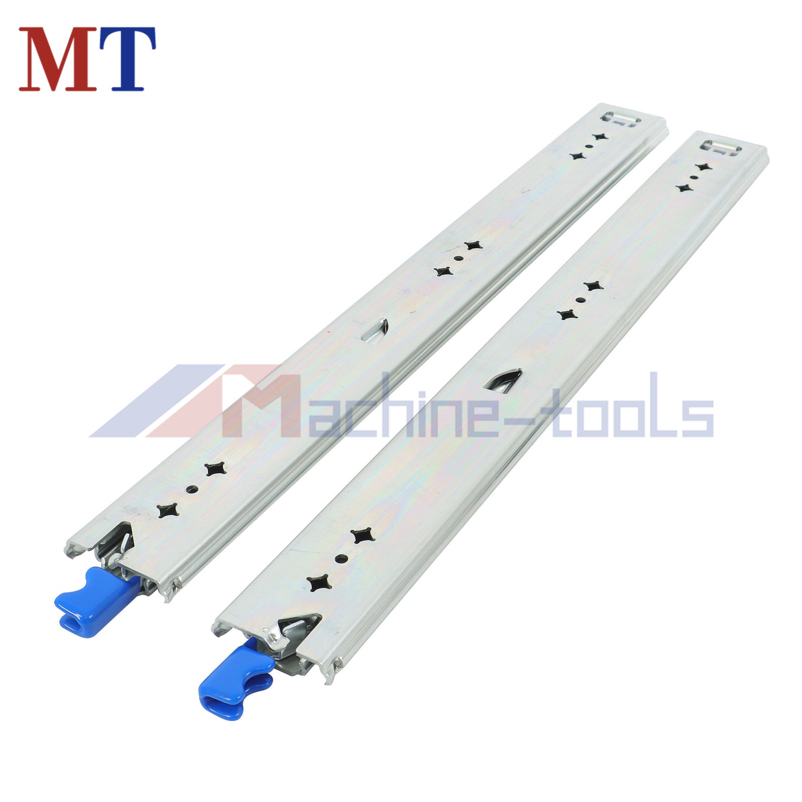 20" Drawer Slides With Locking Mechanism 500lb Full Extension Tool Box