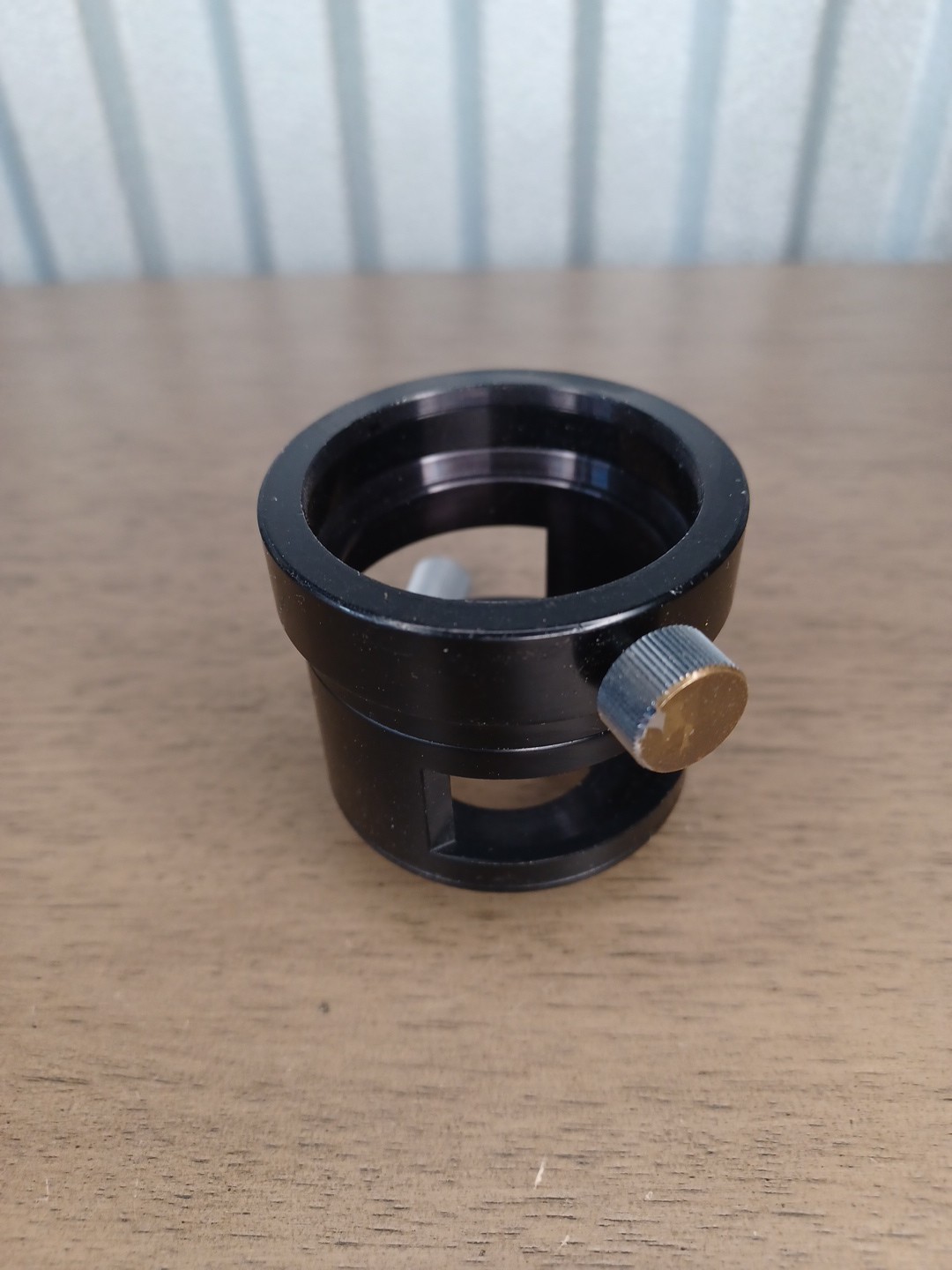 OEM Nikon MICROSCOPE CAMERA LENS ADAPTER Vjntage Black With Leather Case !