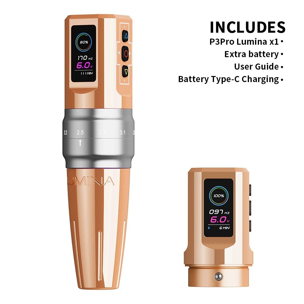 EZ P3 PRO PMU Wireless Tattoo Pen Microblading Shading Eyeliner Scalp Fine Line