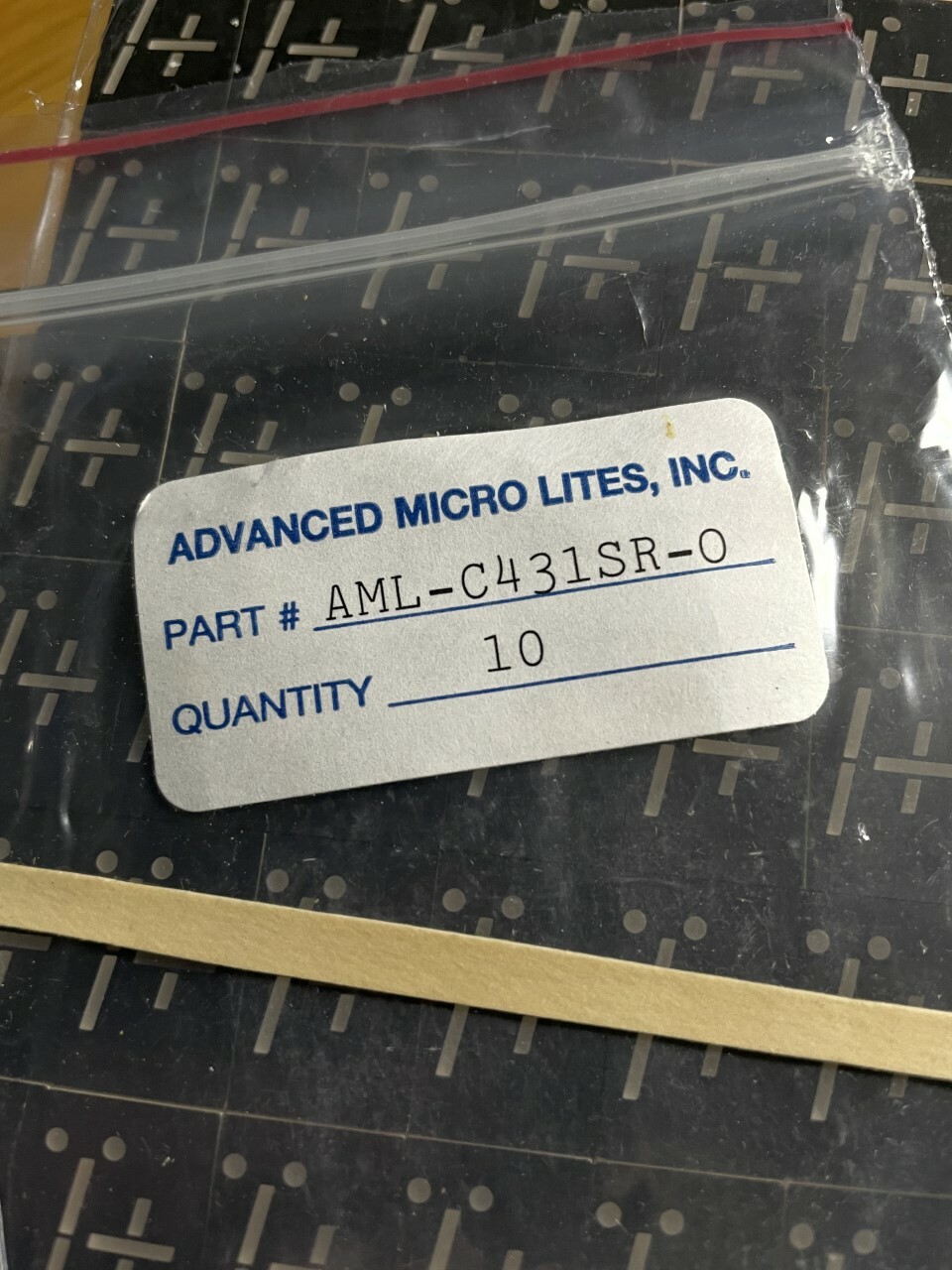 A lot of 15 pieces Advance Micro Lite, " +1" digital display p/n C431SR-0 B/W
