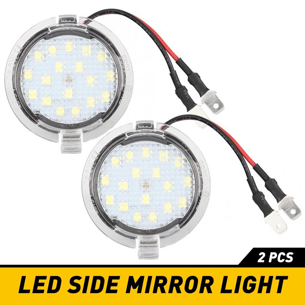 LED Side Mirror Puddle Light Kit For Ford F-150 Explorer Expedition Edge Taurus