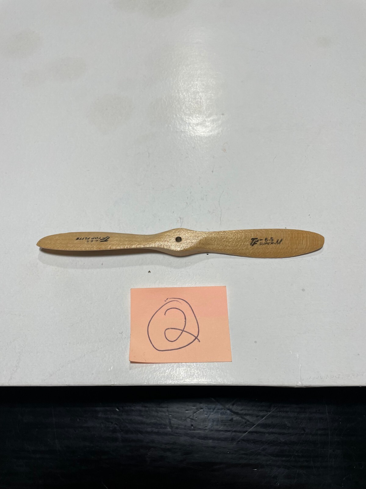 VINTAGE TOP FLITE WOODEN PROPELLER, 6-5  SUPER-M