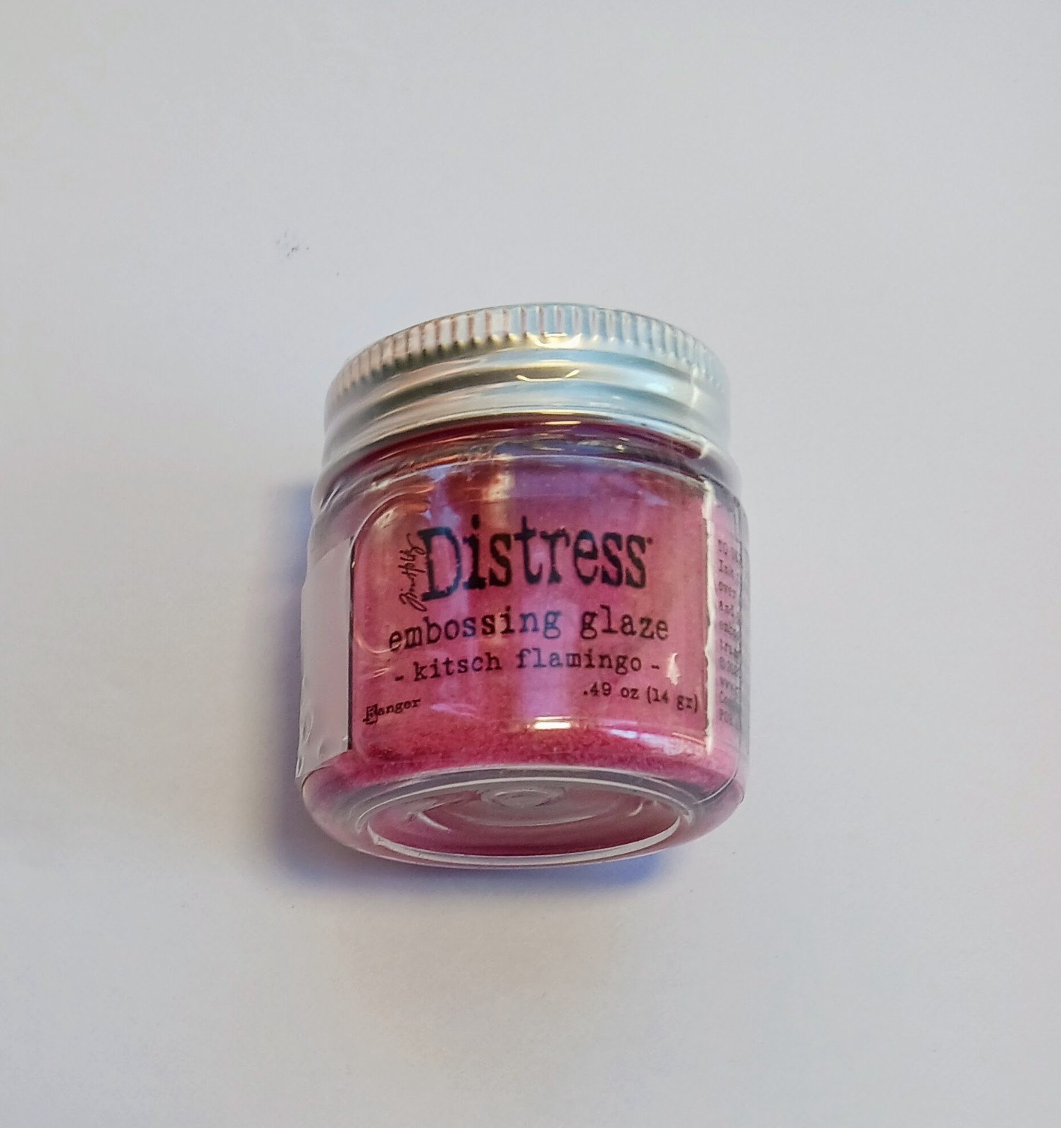 Ranger Ink - Tim Holz - Distress Embossing Glaze - Kitsch Flamingo - NEW
