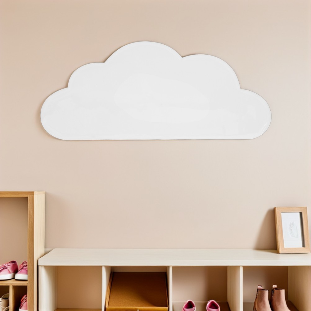 3 Pack Removable Cloud Whiteboard Stickers Reusable Dry Erase Wall Labels