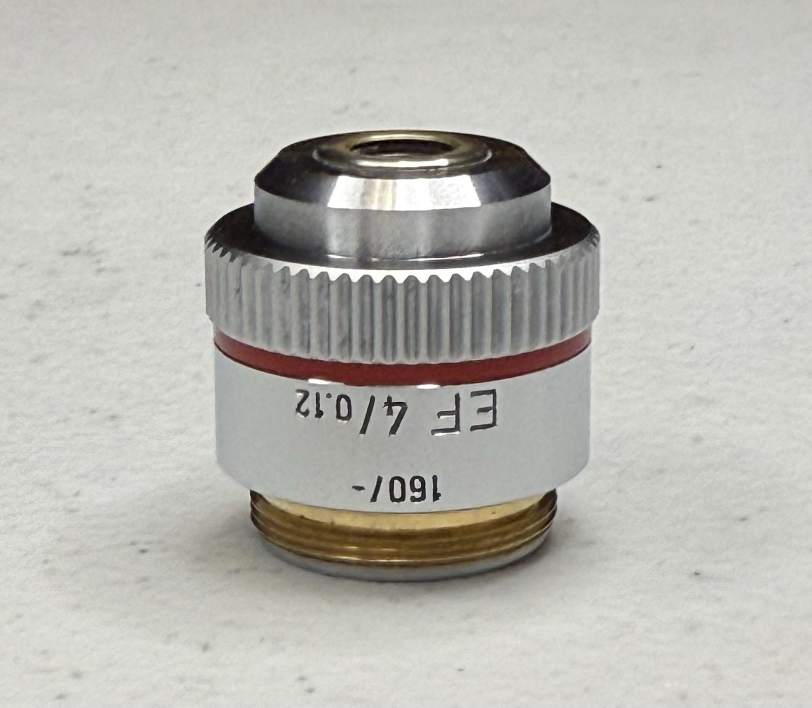 Leitz Wetzlar EF 4 / 0.12 Microscope Objective