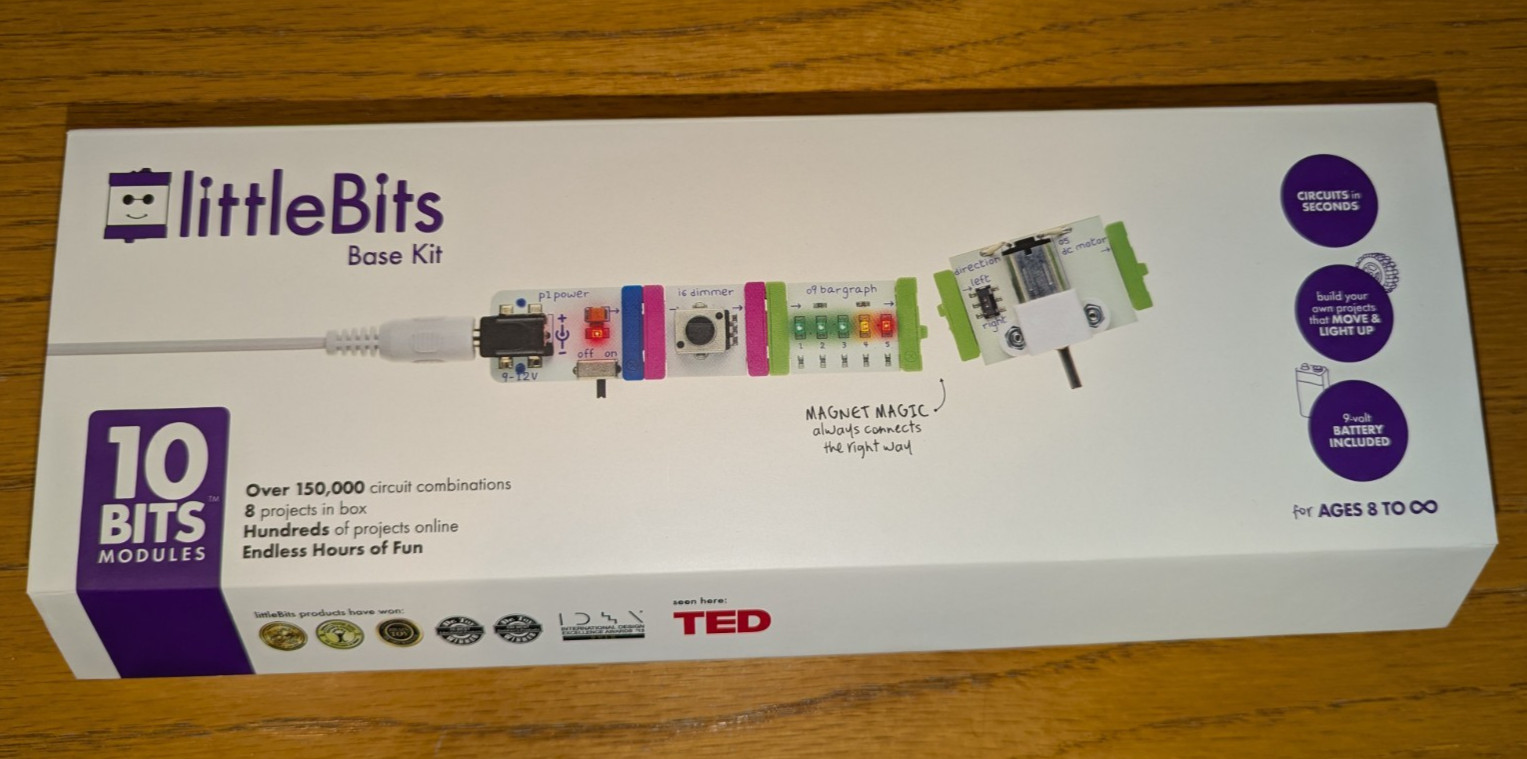 LittleBits Base Kit 10 Modules Learn Circuits In Seconds Build Projects STEM