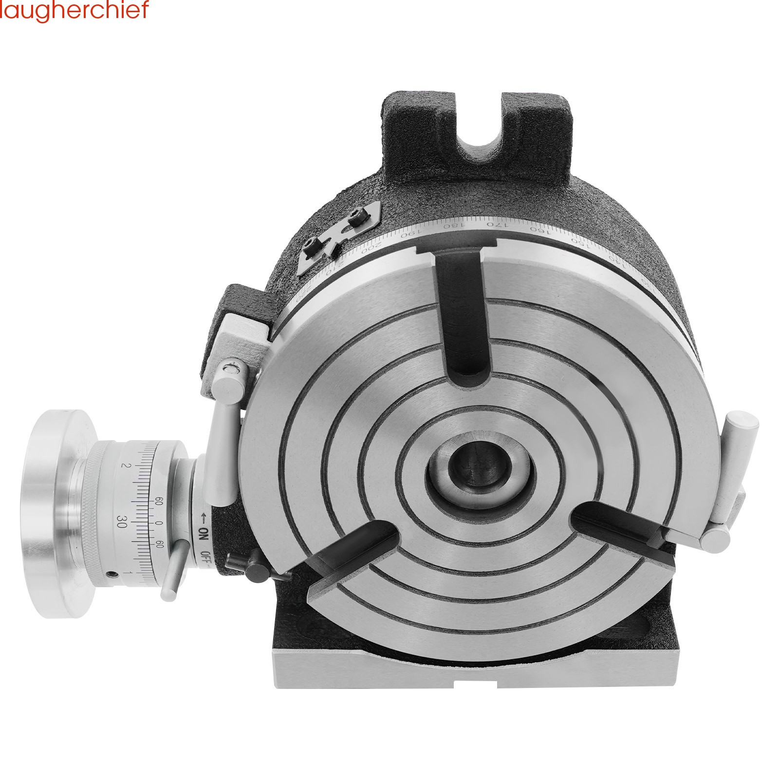 Precision-Adjustable Rotary Table, 3 T-Slots Rotary Table for Milling Machine