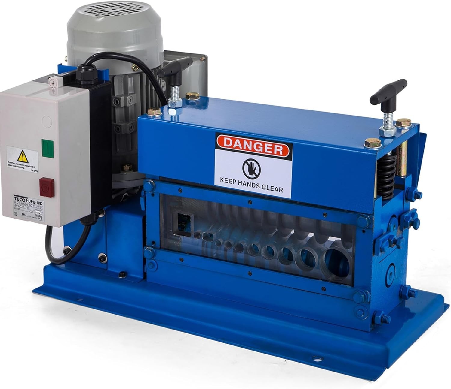 Cable Wire Stripping Machine 18 AWG - 1" OD Wire Range, Portable Powered Wire...
