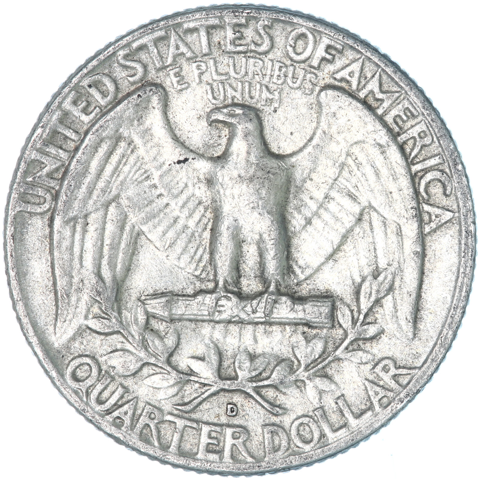 1963 D Washington Quarter 90% Silver Extra Fine XF