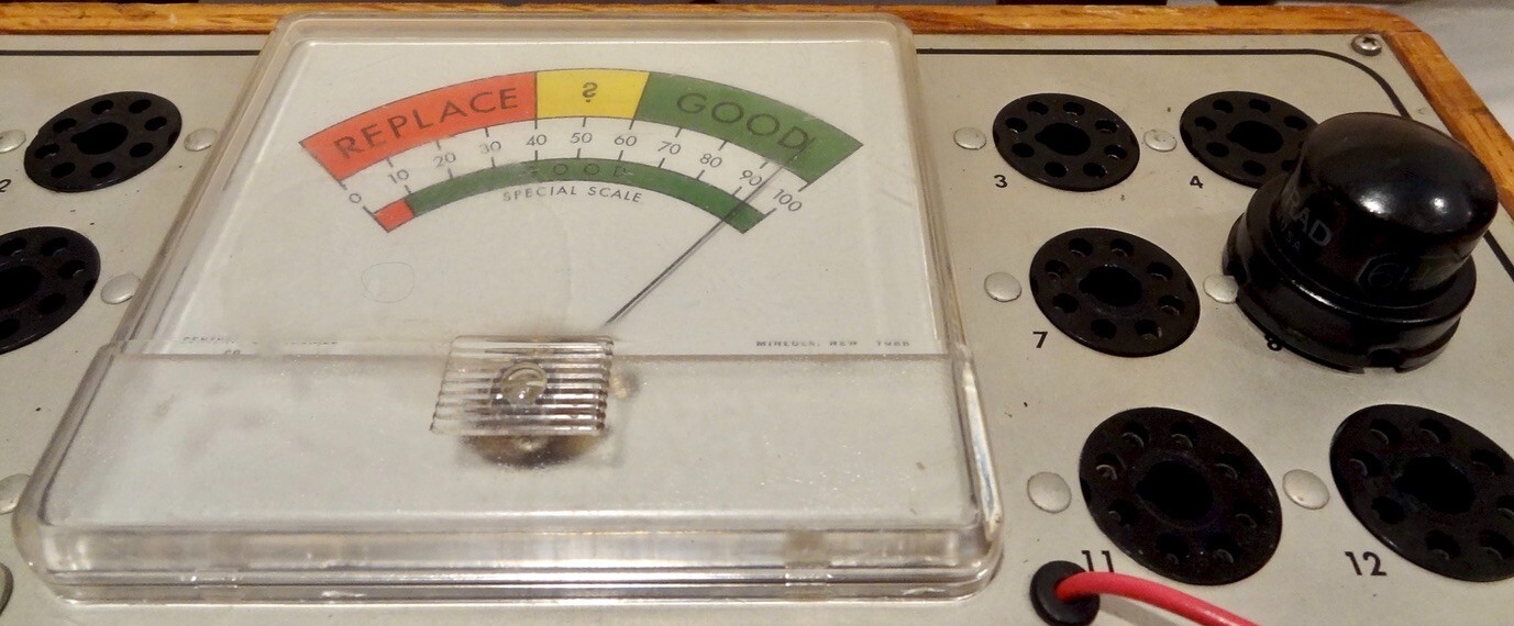 Vintage RCA 6H6 Vacuum Tube, FC1 Tested, Very Strong