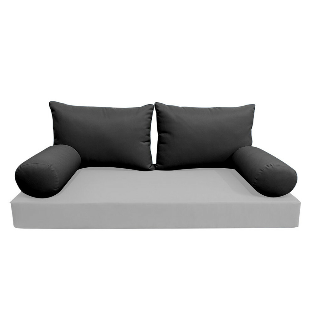 |SLIPCOVER ONLY| S2 Outdoor Bolster Backrest Pillow Covers Knife Edge Full AD003