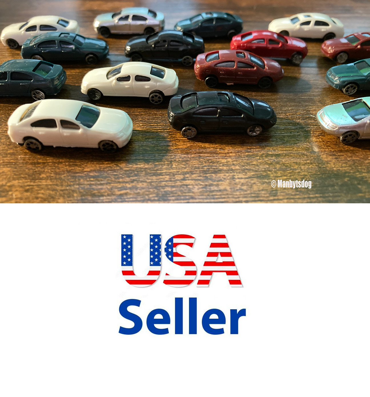 20 pcs N Scale 1:150  Assorted Color Automobiles Cars for Diorama Crafts USA