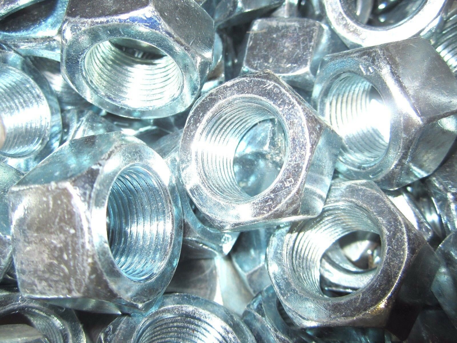 3/4-16 Fine Thread Hex Nuts Grade 5 Zinc 25 Pieces