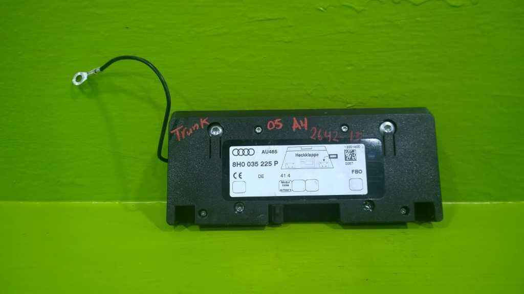 03 04 05 06 07 08 09 AUDI A4 CONV 1.8L TURBO AT RIGHT ANTENNA MODULE OEM 2642-15