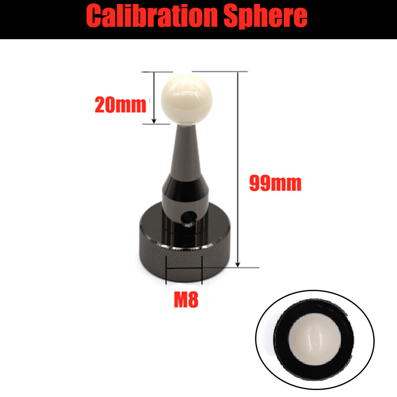 Calibration Sphere Ceramic Standard Ball calibration test ball 20mm thread L99