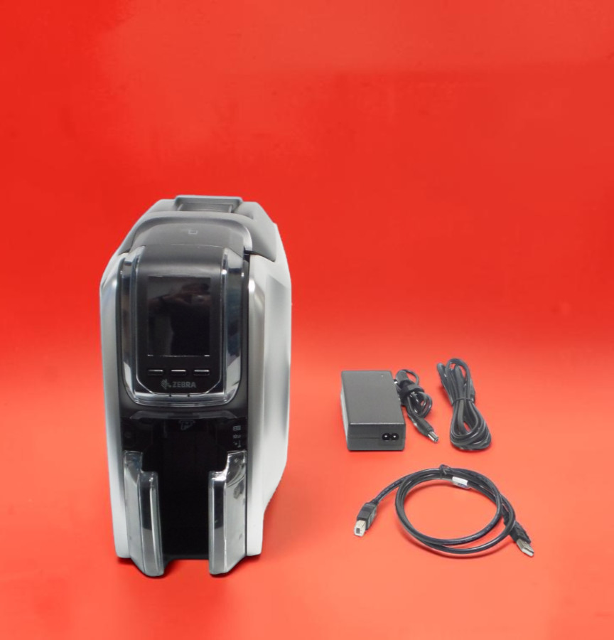 Zebra ZC300 Double Sided Color ID Card Printer | USB and Ethernet