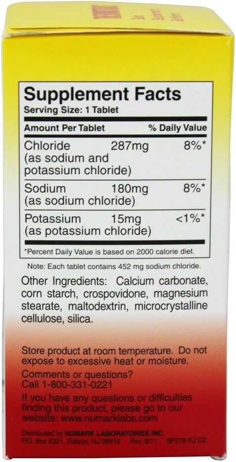 Salt Supplement, Buffered, 100 Tablets