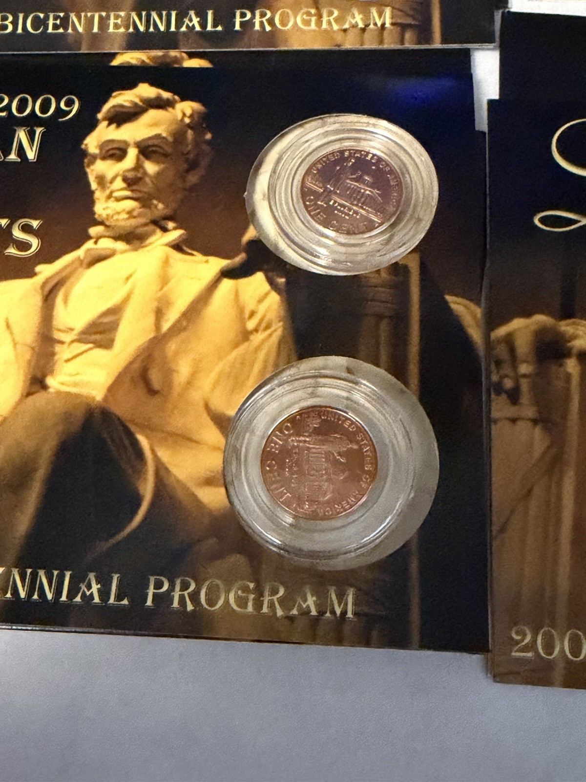 THE LINCOLN CENT -2009 BICENTENNIAL PROGRAM P & D MINT Set Free Shipping