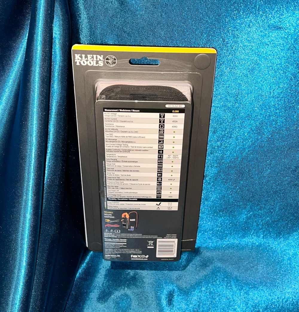 Klein Tools 400A AC Auto-Ranging TRMS Clamp Meter - 0126AI-B2