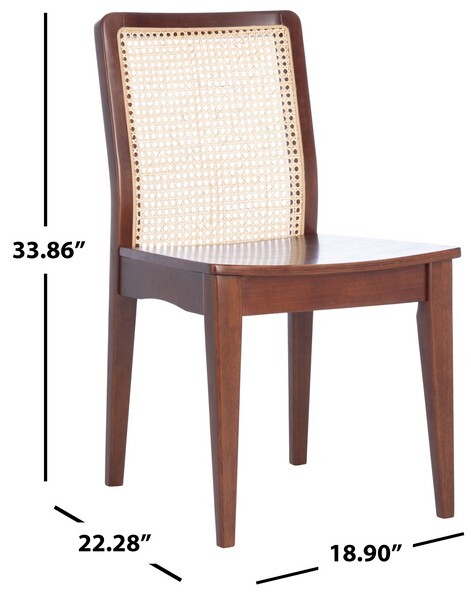 Safavieh BENICIO RATTAN DINING CHAIR, Reduced Price 2172746075 DCH1005A-SET2