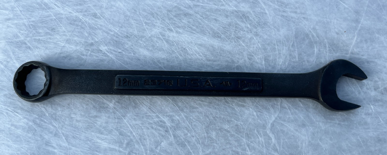 Craftsman Industrial 12MM Black Oxide Combination Wrench 23716 NEW Made in USA
