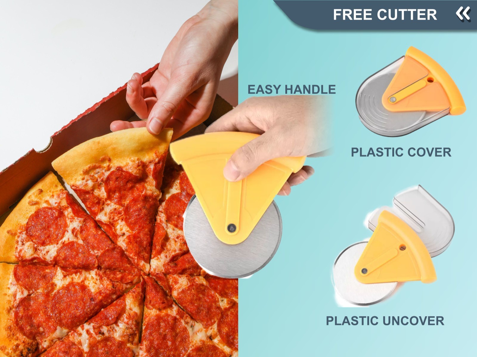 Collapsible Pizza Slice Container Airtight Pizza Saver