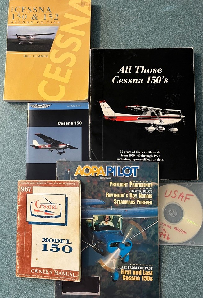 Lot of 3 Cessna books+USAF/cd-All Those Cessna 150's,Cessna 150-152,Cessna 150 +
