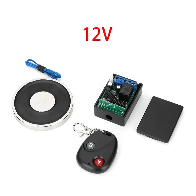 12V 24V The Wireless Remote Control Electro Magnet Electromagnet Cylinder Magnet