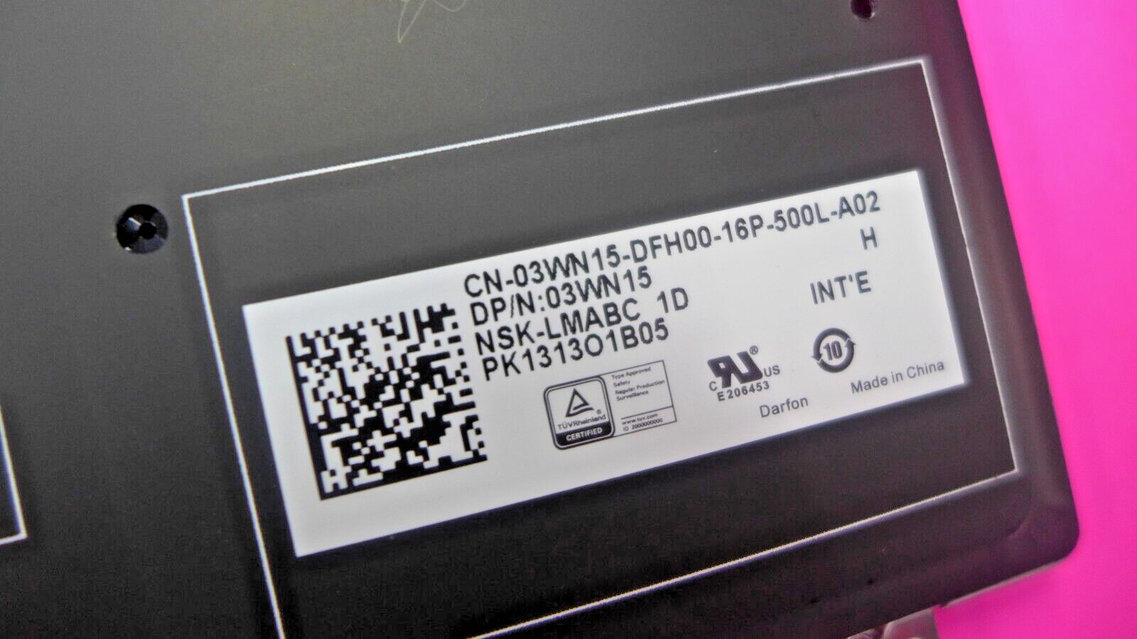 NEW Dell Latitude E5250 E7250 US INTL Keyboard w/Backlight 3WN15