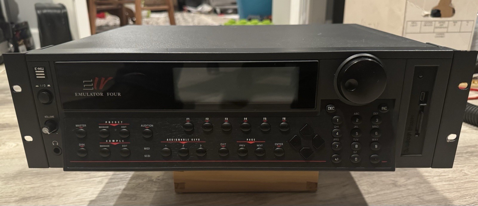 E-MU EIV E4 Rack Digital Sampler 128MB Serviced ADAT & MIDI Options ZuluSCSI EMU