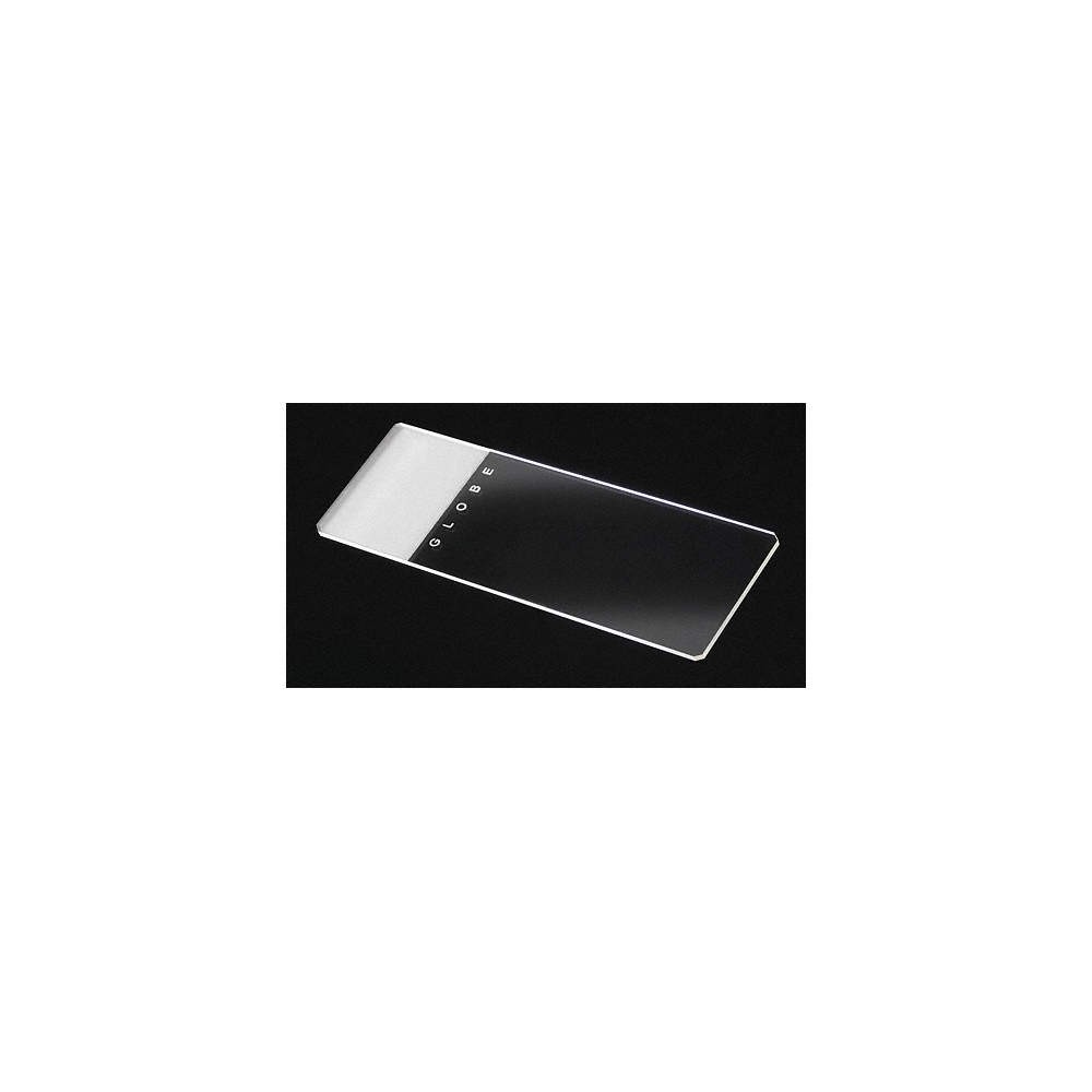 GLOBE SCIENTIFIC 1324 Microscope Slide,Clear/White,PK144 46AW56