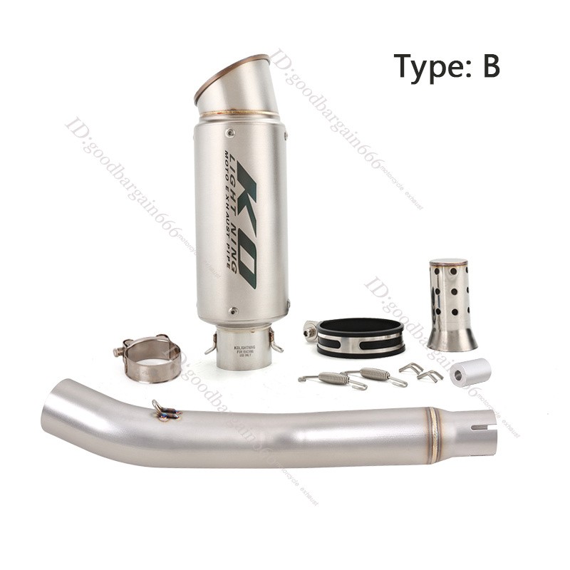 For Honda CBR250R 2011-2016 Exhaust Tips Motorcycle Mid Muffler Pipe DB Killer
