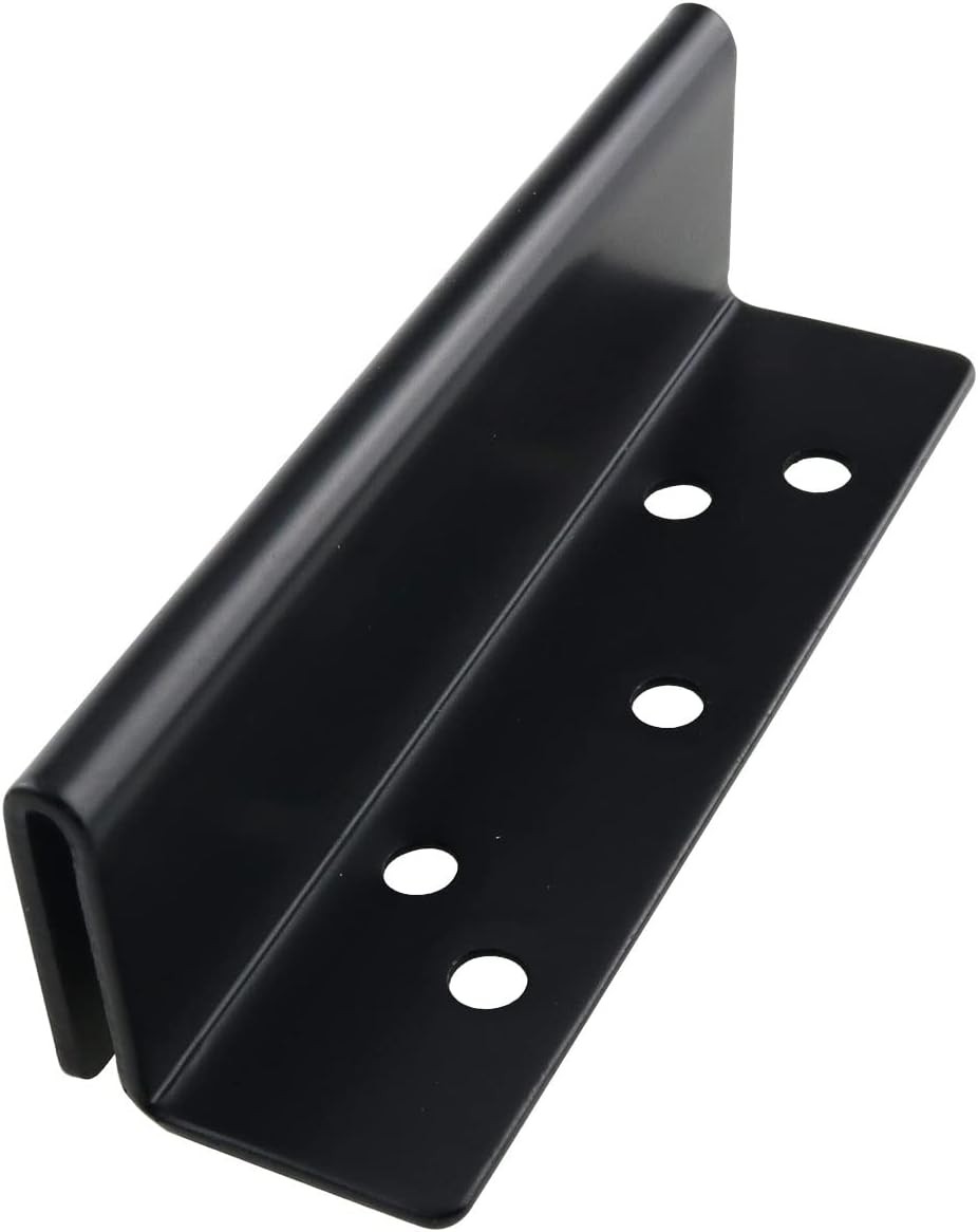 2PCS Double Hook Slot Hole Hanging Bracket Bed Frame Post Double...