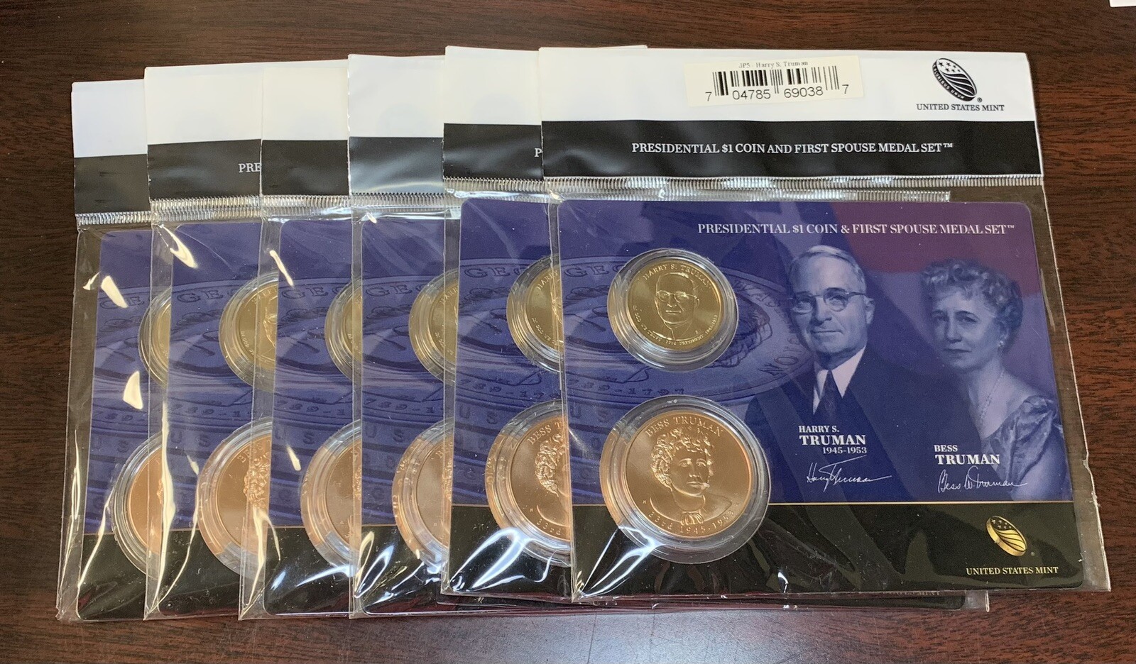 2015 PRESIDENTIAL $1 COIN AND FIRST SPOUSE MEDAL SET TRUMAN