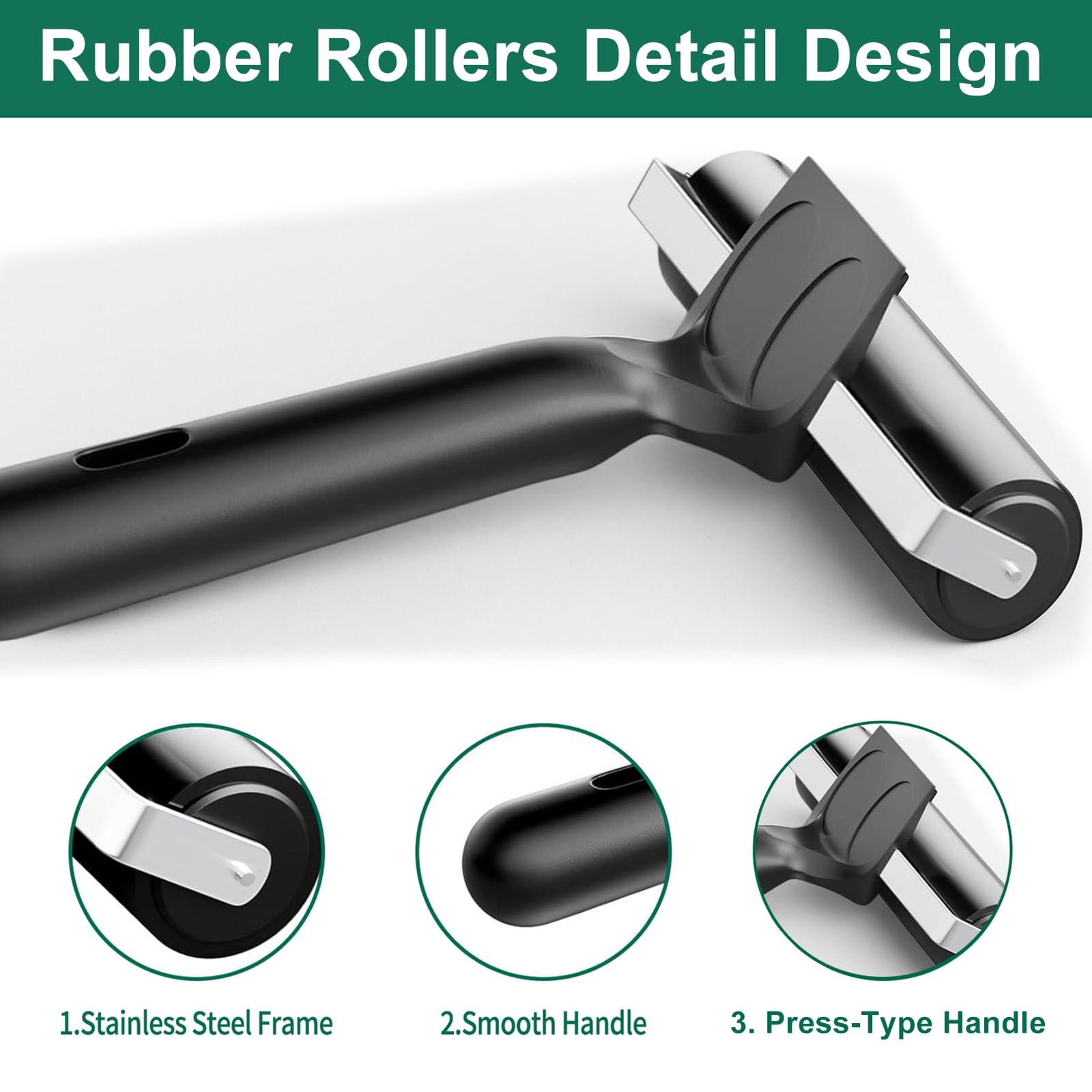 Soft Rubber Brayer Rollers for Crafting Brayers Rollers for Printmaking Braye...