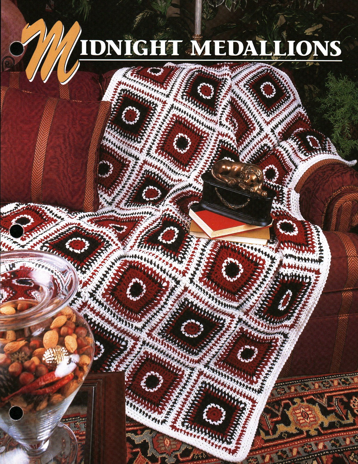 Midnight Medallions Afghan | Annie's Crochet Quilt & Afghan Club QAC322-02