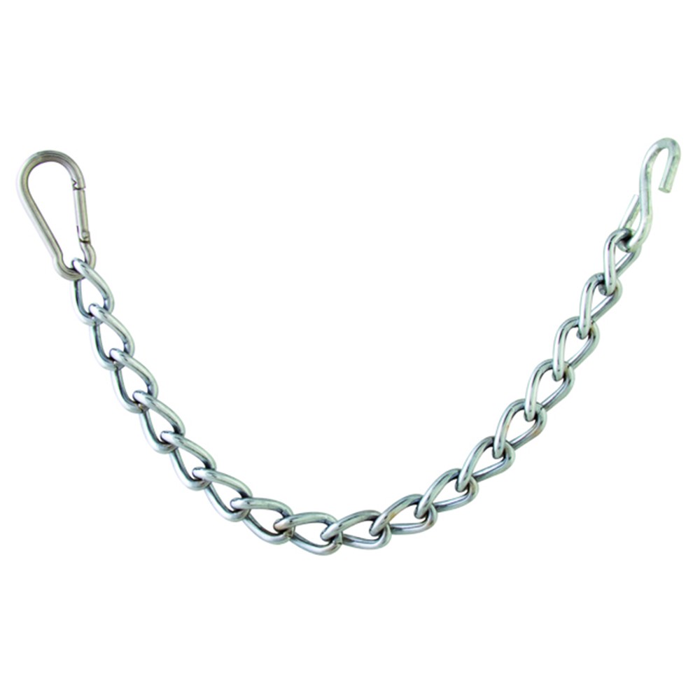 9-1/2" Hilason Western Easy Clip Curb Chain for Horse Bits Heavy Duty Chrome