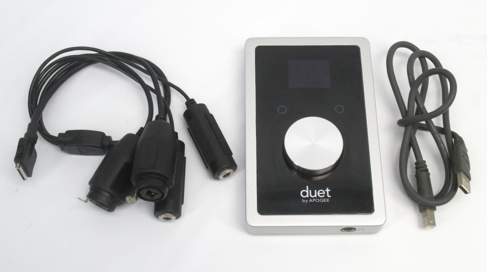 Apogee Duet 2 USB Audio Interface Mic Preamp Converter + Breakout & USB Cables