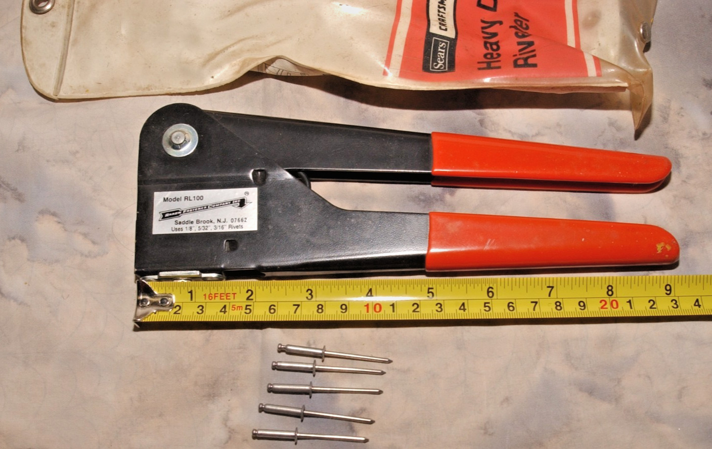 Used Arrow POP-Rivet Tool E-Z Pull Model RL100 for Sheet Metal Repair