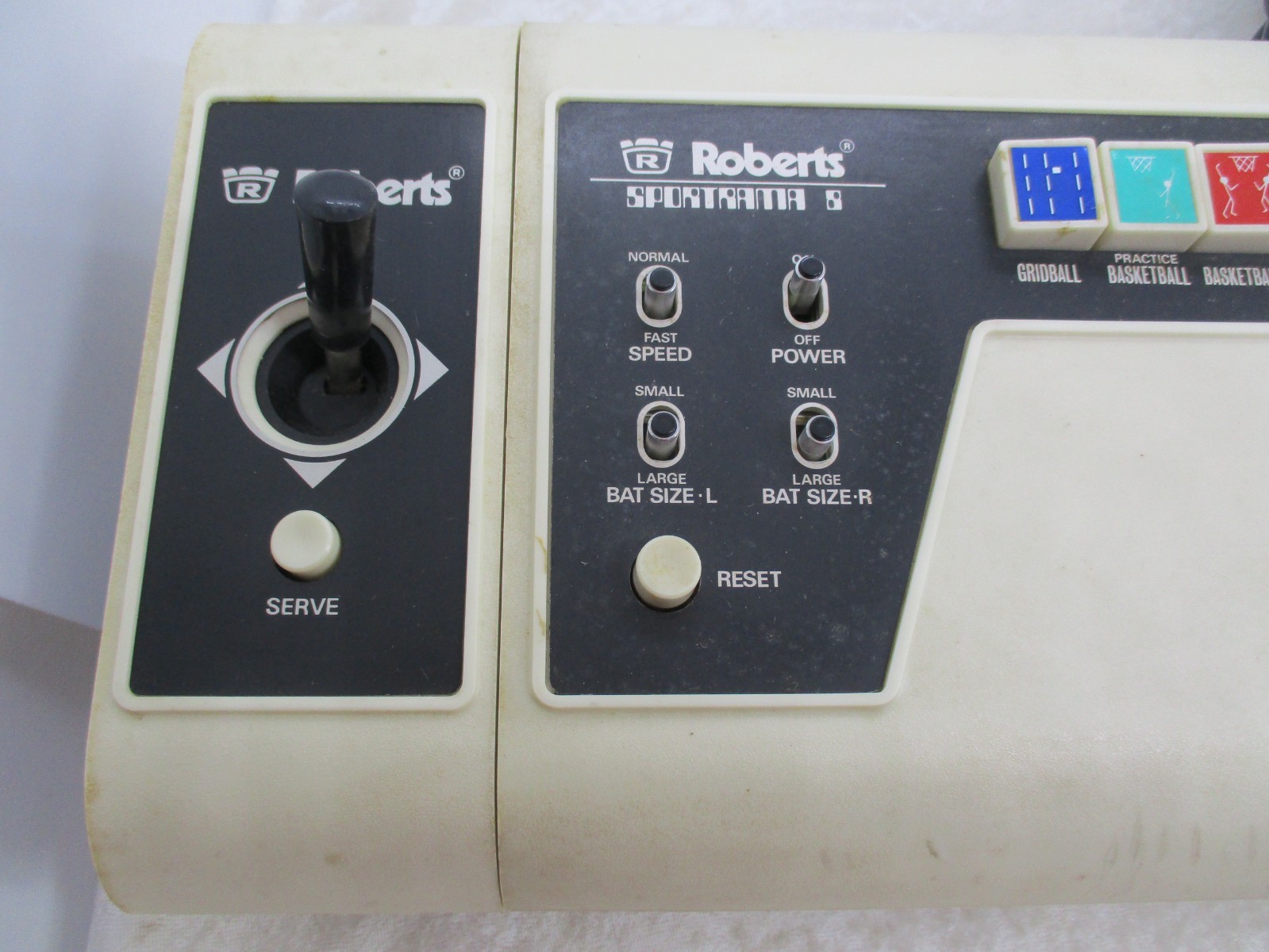 Vintage Roberts Sportrama Video Game Console - Untested