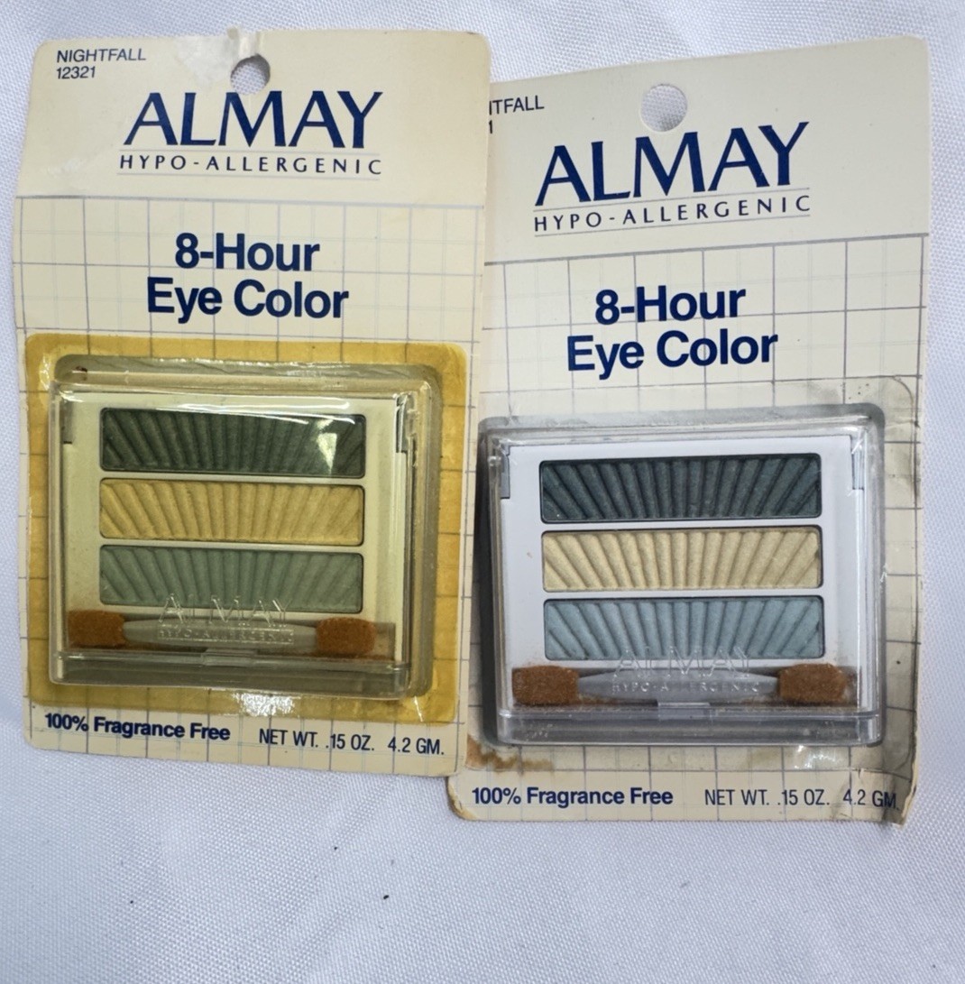 ALMAY Eyeshadows 8-HOUR EYE COLOR Nightfall 12321 Hypo Allergenic NIP Read