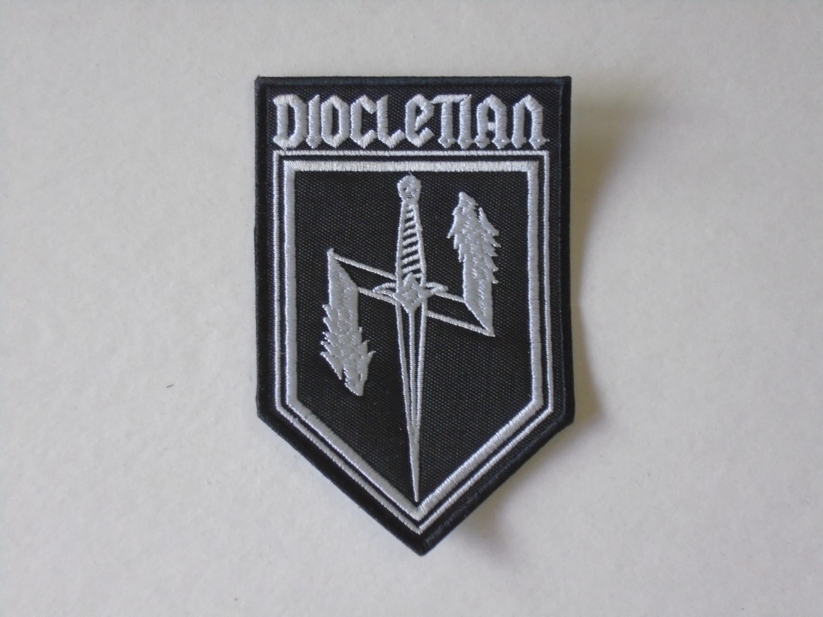 DIOCLETIAN BLACK METAL EMBROIDERED PATCH