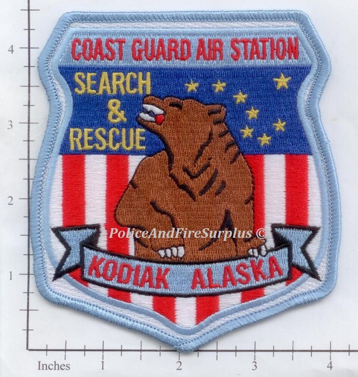 Alaska - Kodiak Coast Guard Station Search & Rescue AK Fire Dept Patch