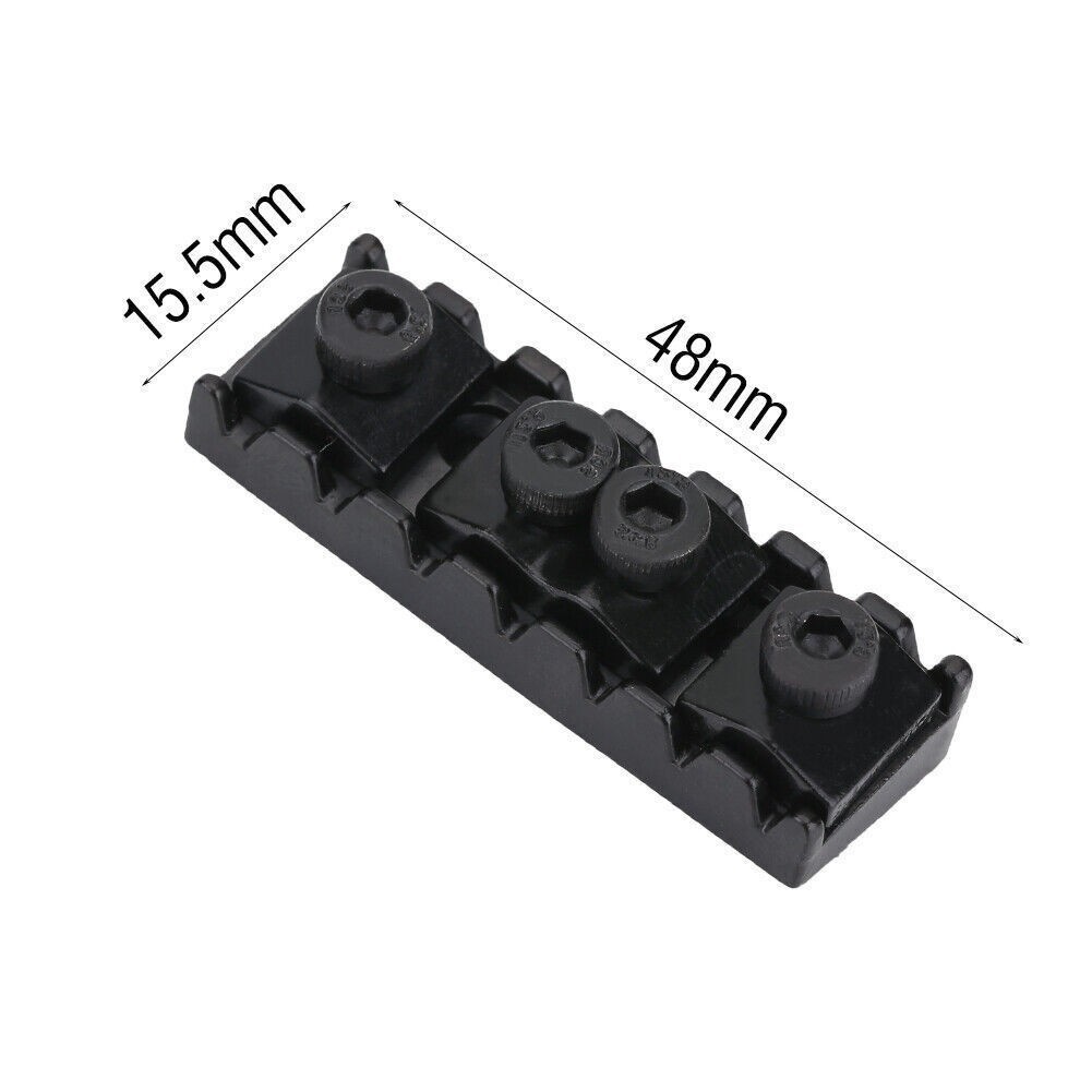 String Locking Nut with Mounting Screws for 7 Strings Electric Guitar