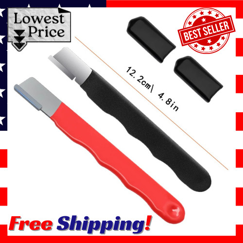 2Pcs Knife & Scissors Sharpener, Professional Kitchen & Garden Tool Sharpening.