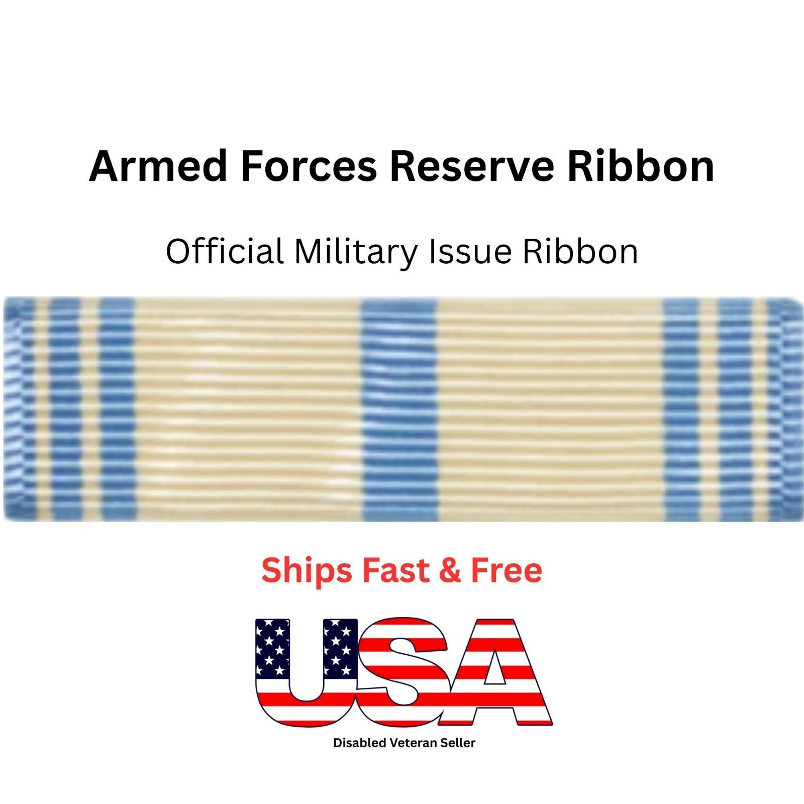 Official Armed Forces Reserve Ribbon (Official Military Issue)